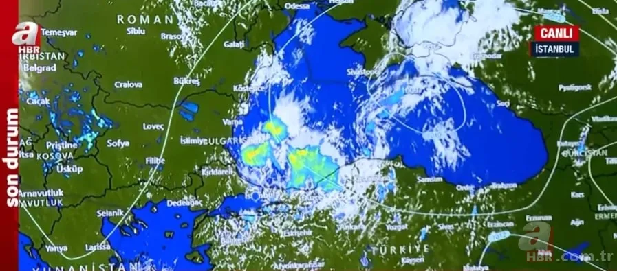 İstanbul için kuvvetli yağış alarmı! Meteorolojiden Marmara'ya uyarı 6