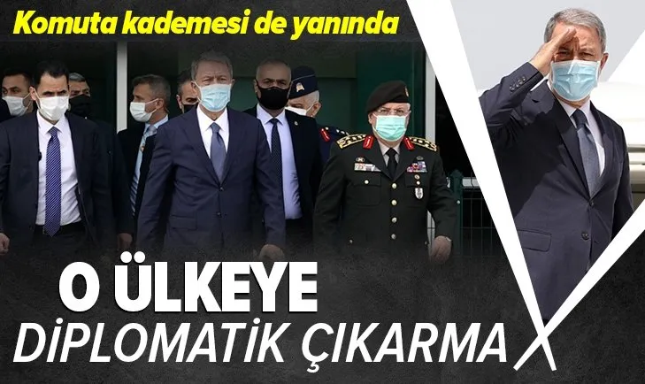 Son dakika: Milli Savunma Bakanı Akar Libya'da! Başbakan Dibeybe ile görüştü
