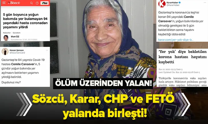 Yalanda ittifak! Sözcü, Karar, CHP ve FETÖ yalanda birleşti!