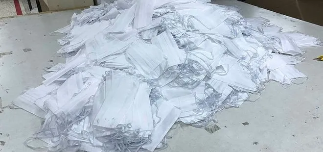 Tekirdağ’da kaçak üretilen 15 bin maske ele geçirildi