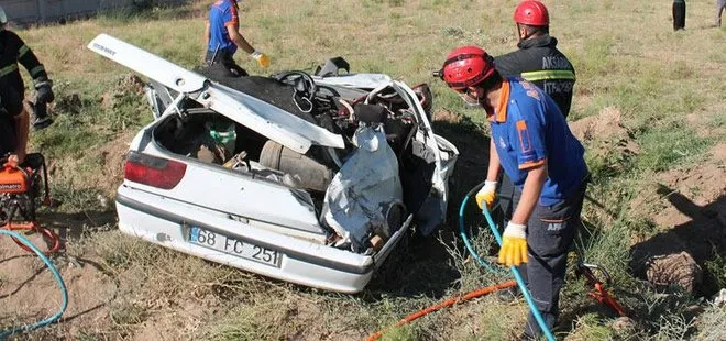 Aksaray’da kız istemeden dönen ailenin aracı kaza yaptı: 1 ölü 4 yaralı