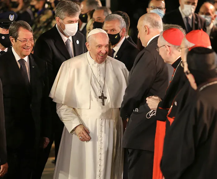 Papa Franciscus Kıbrıs Rum kesiminde! GKRY lideri Anastasiadis’ten skandal Türkiye ve Osmanlı açıklaması