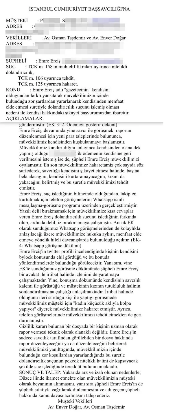 Emre Erciş hakkında dolandırıcılıktan soruşturma!