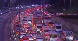 İstanbul’da sabah trafiği