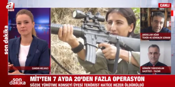 Abdullah Ağar A Haber'de terörist Hatice Hezer'in öldürülmesini değerlendirdi! Hem eli kanlı terörist hem de siyasi bir figür - 2