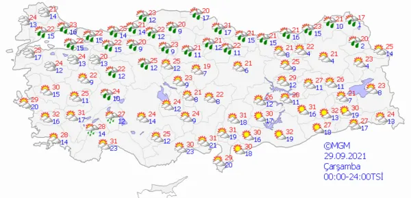 1632583199848.png Meteoroloji Genel Müdürlüğü'nden son dakika sağanak yağış açıklaması! İstanbul için gün verildi! İstanbul Ankara İzmir'de bu hafta hava durumu nasıl olacak? - 7