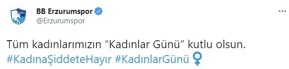 Spor camiası 8 Mart Kadınlar Günü’nü kutladı