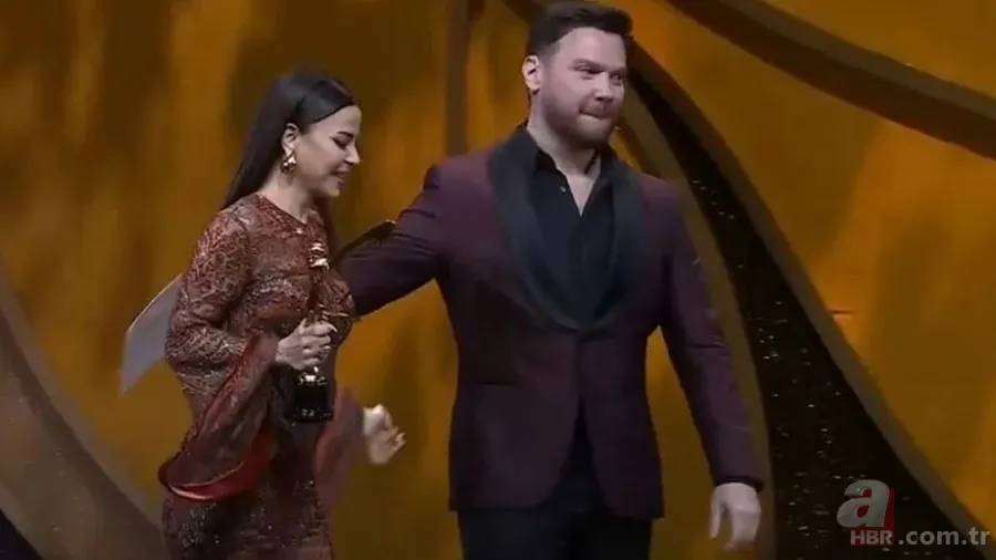 Altın Kelebek'te Sinan Akçıl'ın "Wanda Nara" şakasına Işın Karaca'dan tepki 3