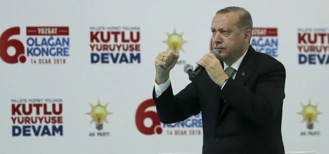 Cumhurbaşkanı Erdoğan Yozgat’ta konuştu