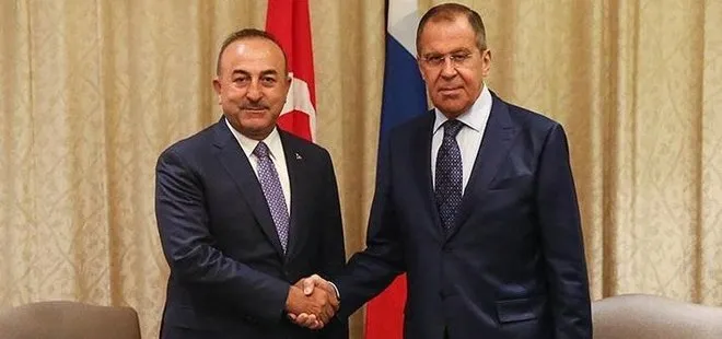 Bakan Mevlüt Çavuşoğlu Sergey Lavrov ile görüştü