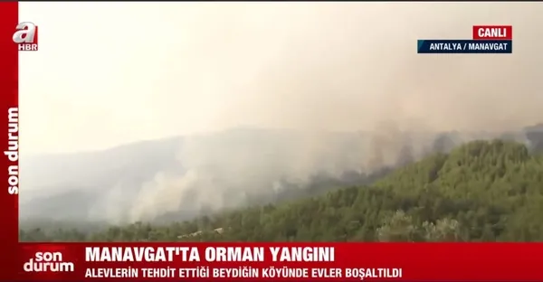 A Haber ekipleri yangın yerlerinde nöbete devam ediyor