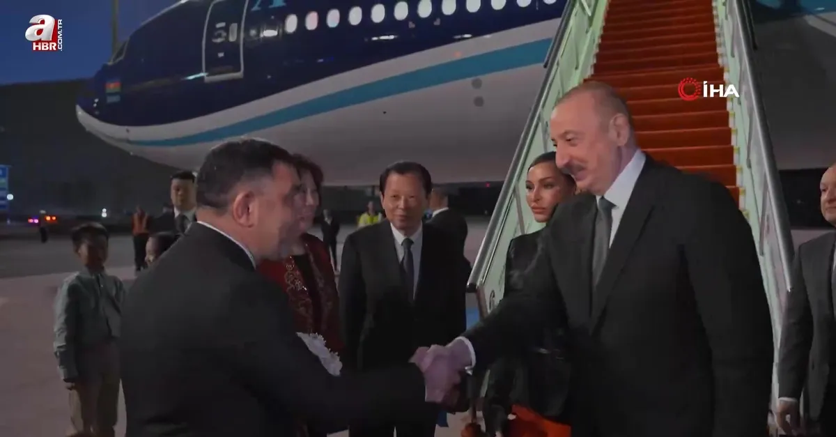 Azerbaycan Cumhurbaşkanı Aliyev Çin'de!