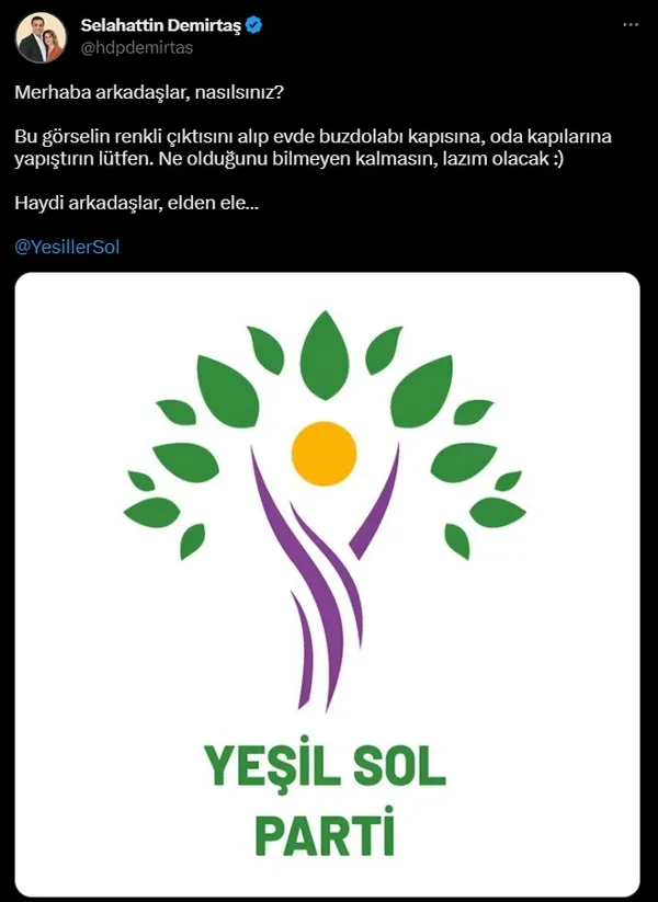 HDP’nin ’Yeşil Sol’ maskeli ittifak oyunu! Seçime başka parti ile girecekler: Akıl hocaları Kandil ve Öcalan