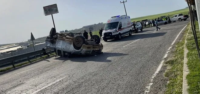 Siirt’te korkunç kaza: 2 kamyonet çarpıştı! Araç takla attı