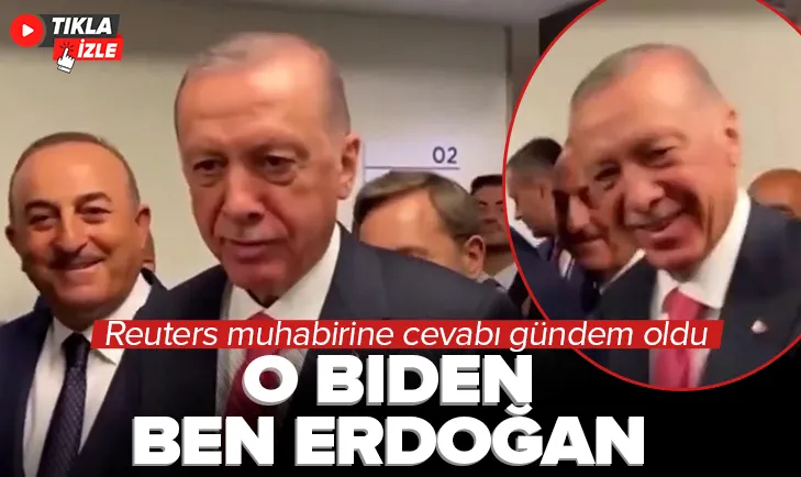 Cevabı gündem oldu: O Biden ben Erdoğan