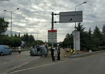 Samsun'daki trafik kazasında 4 kişi yaralandı