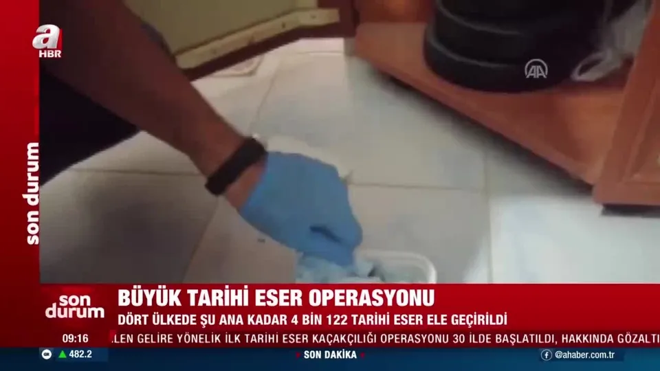 Son dakika: 30 ilde tarihi eser operasyonu