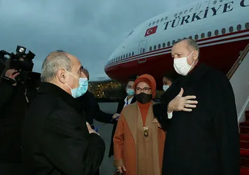 Son dakika: Başkan Erdoğan Azerbaycan'da! Dünyanın gözü bu ziyarette