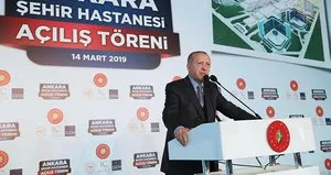Erdoğan Ankara Şehir Hastanesi’ni açtı