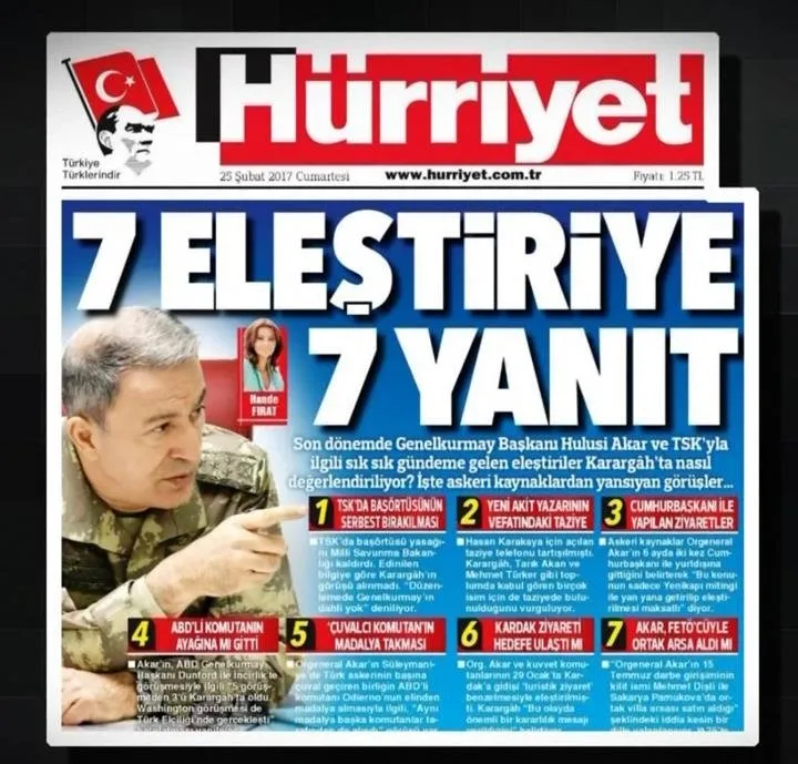 Hurriyet Gazetesinden Ikinci Skandal A Haber Son Dakika Gundem Haberleri