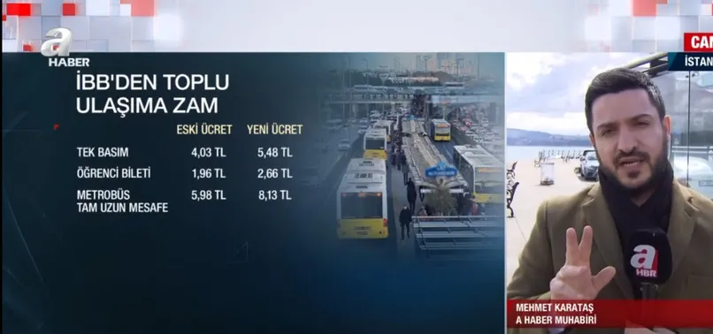 İstanbul’da ulaşıma yine zam geliyor