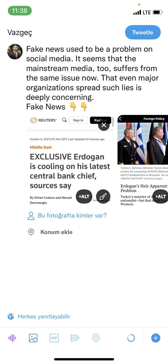 Son dakika: Türkiye üzerinden algı operasyonu! Foreign Policy ve Reuters’ın haberlerine yalanlama