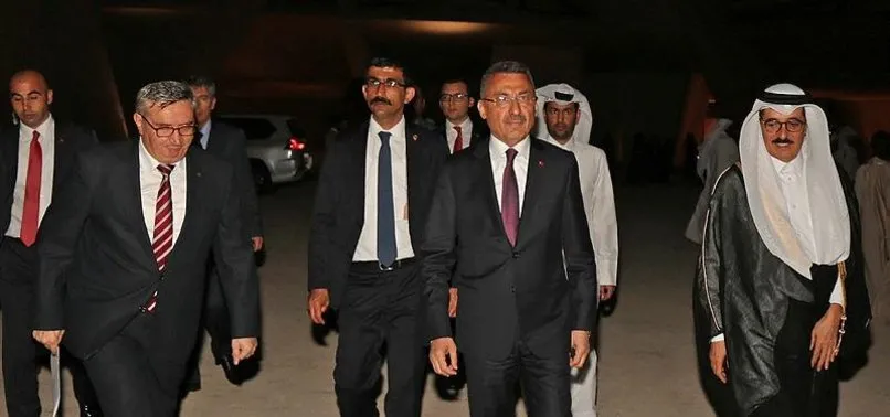Cumhurbaşkanı Yardımcısı Fuat Oktay Katar'da
