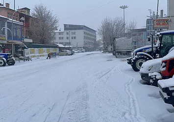 Muş'ta kar nedeniyle 15 köy yolu kapandı