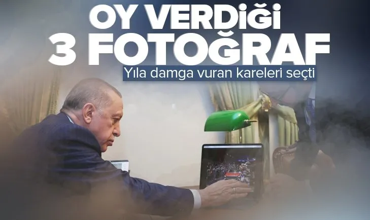 Başkan Erdoğan ’’Yılın Fotoğrafları’’nı seçti