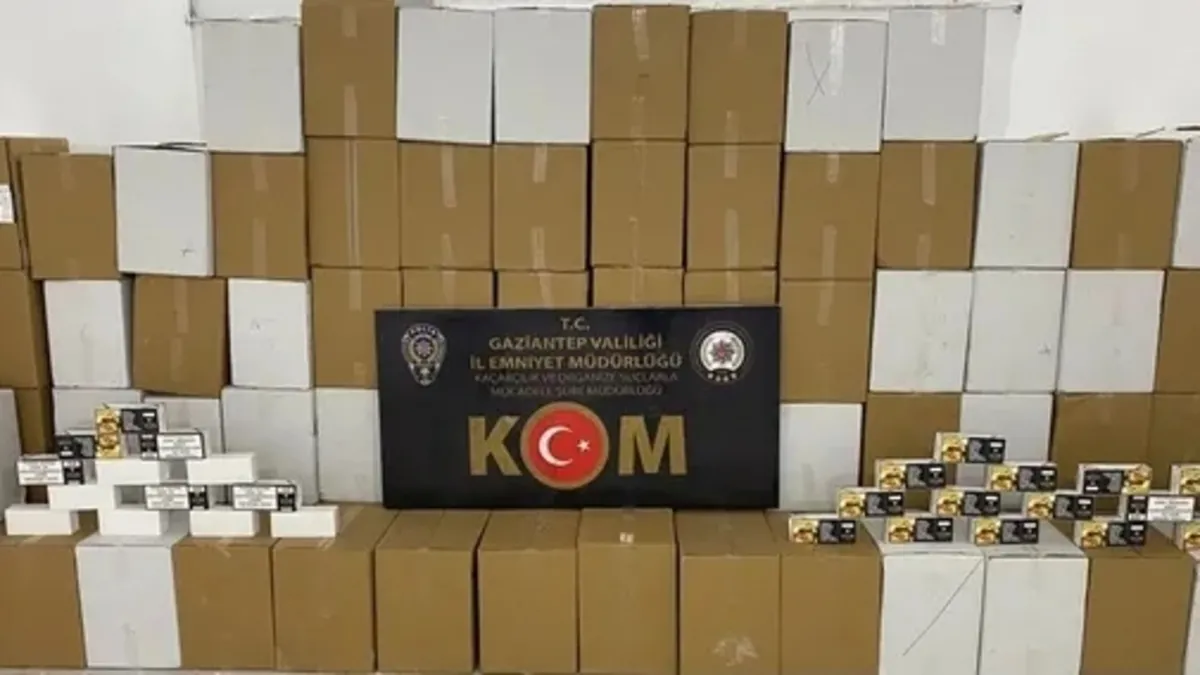 Gaziantep'te kaçakçılık operasyonunda 9 şüpheli yakalandı