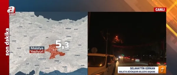 Malatya’da 5.3 büyüklüğünde deprem! İlk detaylar belli oldu! Son depremler listesi...