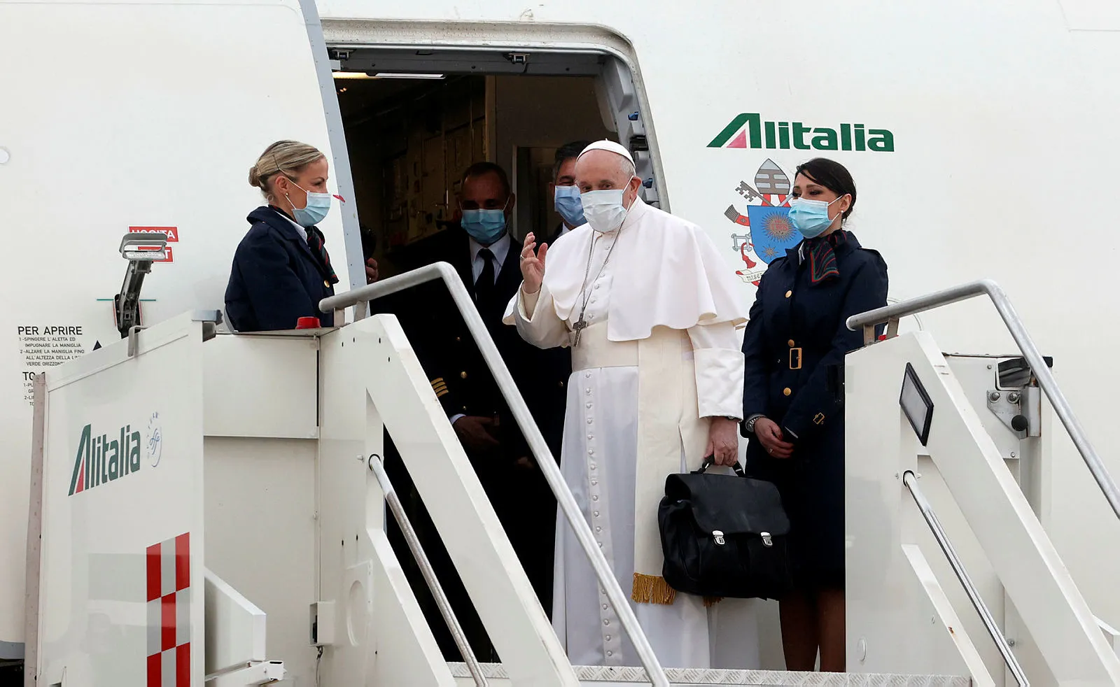 Son dakika: Papa Franciscus Irak'ta!