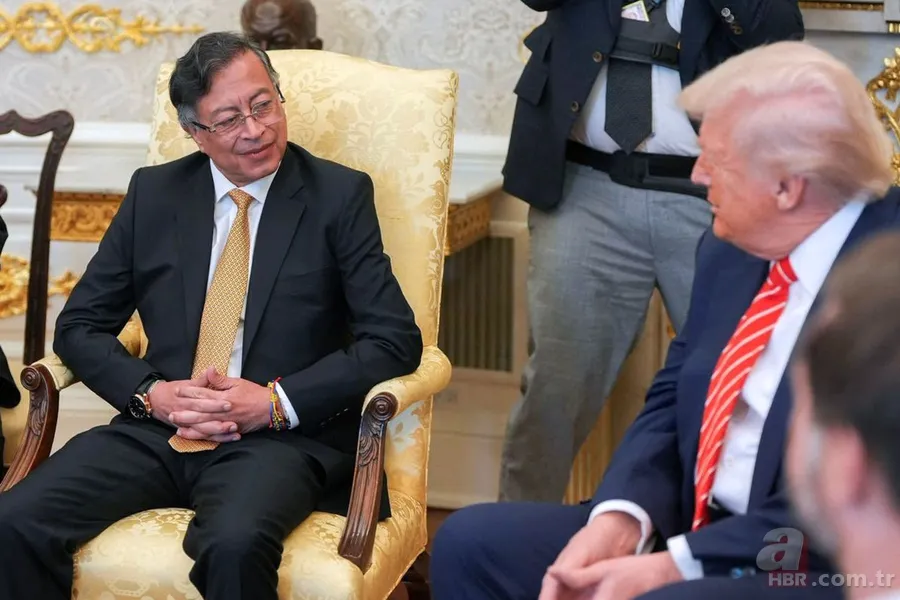 Aylarca savaştılar Beyaz Saray'da barıştılar! Trump ve Kolombiya lideri Petro ilk kez yüz yüze 2