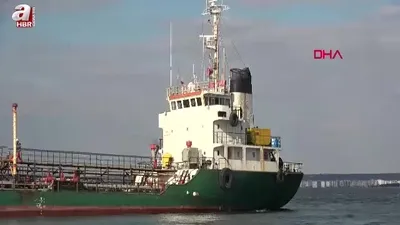 Karaya oturan tanker kurtarıldı!