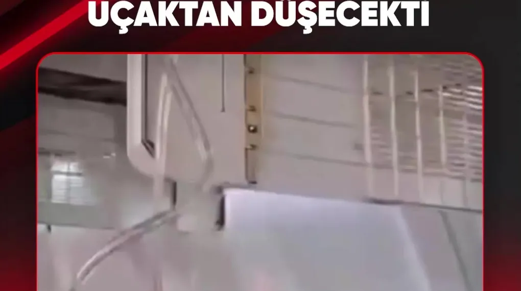 CAMI KIRILAN UÇAKTAN DÜŞECEKTİ
