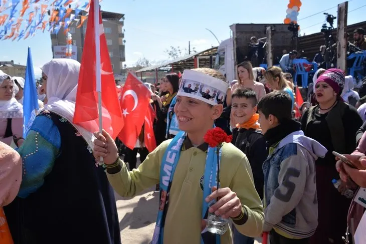 Başkan Erdoğan'a Şırnak'ta sevgi seli
