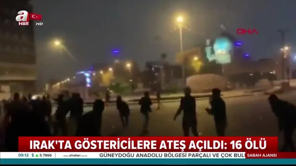 Irak’ta kimliği belirsiz kişiler göstericilere ateş açtı