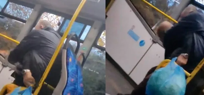 Kartal’da 2 yaşlı adam birbirine saldırdı! Diğer yolcular seyirci kaldı