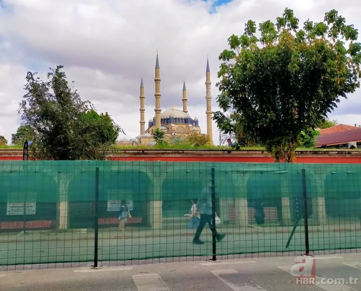 Başkan Erdoğan talimat vermişti! Selimiye Camii’nde 6 yıl aradan sonra çalışmalar başladı