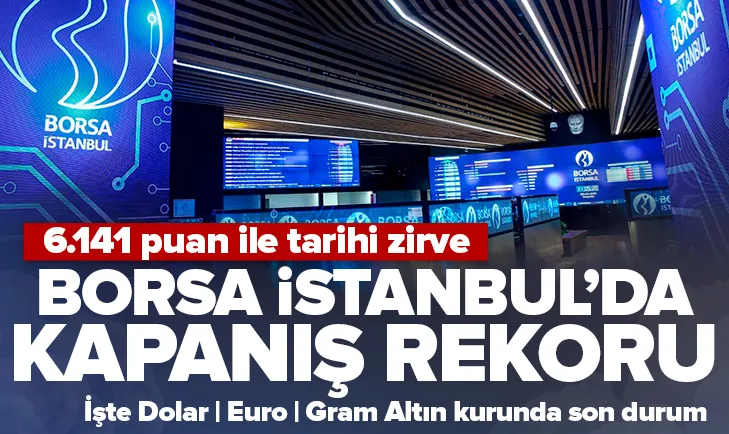 Borsa İstanbulda kapanış rekoru!