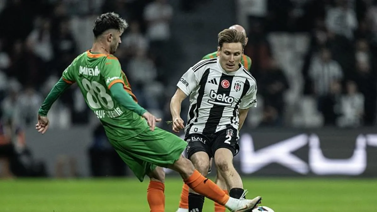 Kartal'ın kanadı kırık! Beşiktaş Alanyaspor mücadelesi 1-1 eşitlikle sona erdi