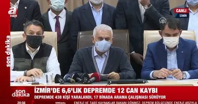 Son dakika: Binali Yıldırım'dan önemli İzmir depremi açıklaması