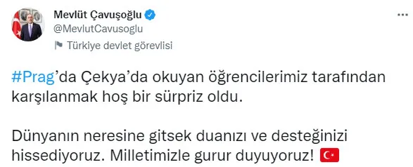 Dışişleri Bakanı Mevlüt Çavuşoğlu Prag'da! Türklerden yoğun ilgi - 1
