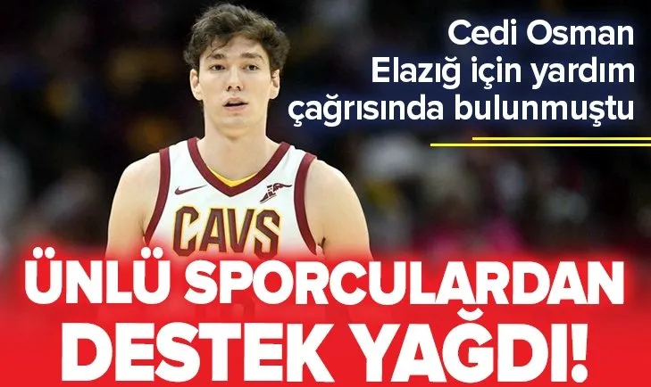 Cedi Osman’a Arda Turan, Nuri Şahin ve Larkin’den destek
