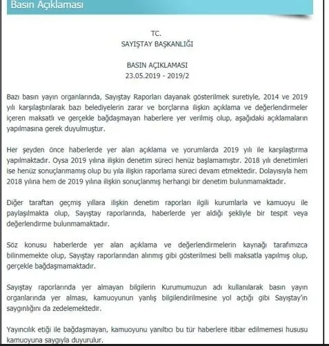 Ekrem İmamoğlu ve İsmail Küçükkaya baltayı taşa vurdu! Sayıştay o raporu 25 gün önce yalanladı
