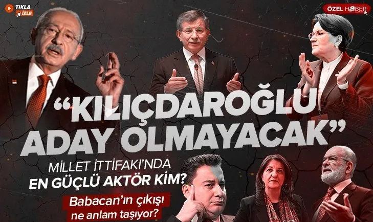 Kemal Kılıçdaroğlu 2023’te aday olmayacak! Millet İttifakı’ndaki en güçlü aktör kim? Mehmet Sevigen A Haber’de yorumladı