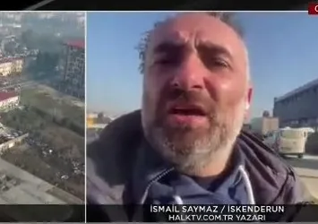 İsmail Saymaz afet bölgesinde provokasyon peşinde! Vatandaştan gereken yanıtı alınca hızla yayından çıktı