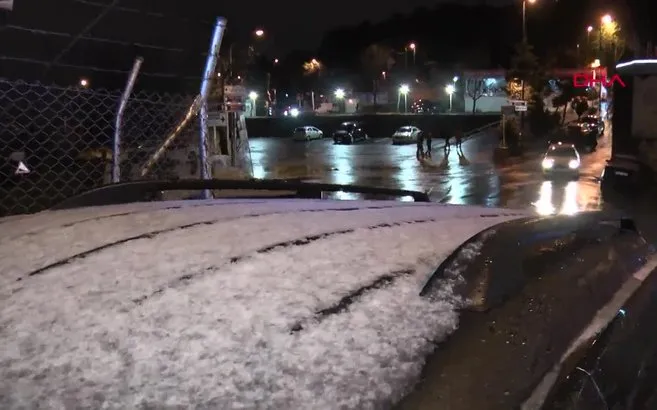 istanbul da camlica ya kar yagdi ahaber video izle