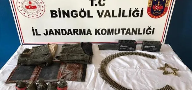 Bingöl’de PKK’nın toprağa gömdüğü el bombaları bulundu