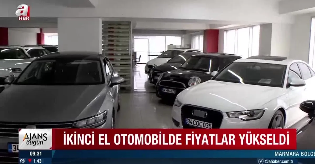 İkinci el otomobil fiyatları yükseldi